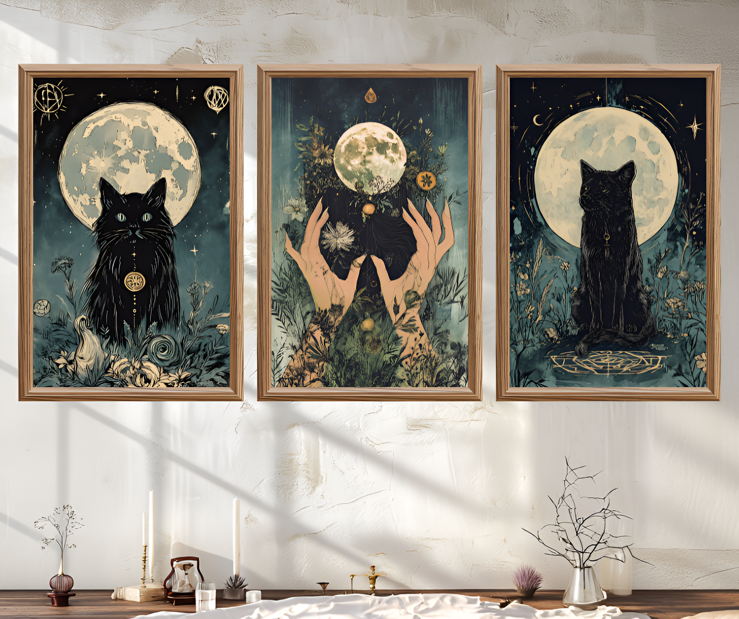 Poster de décoration murale bohème mystique affiche décorative artistique et moderne