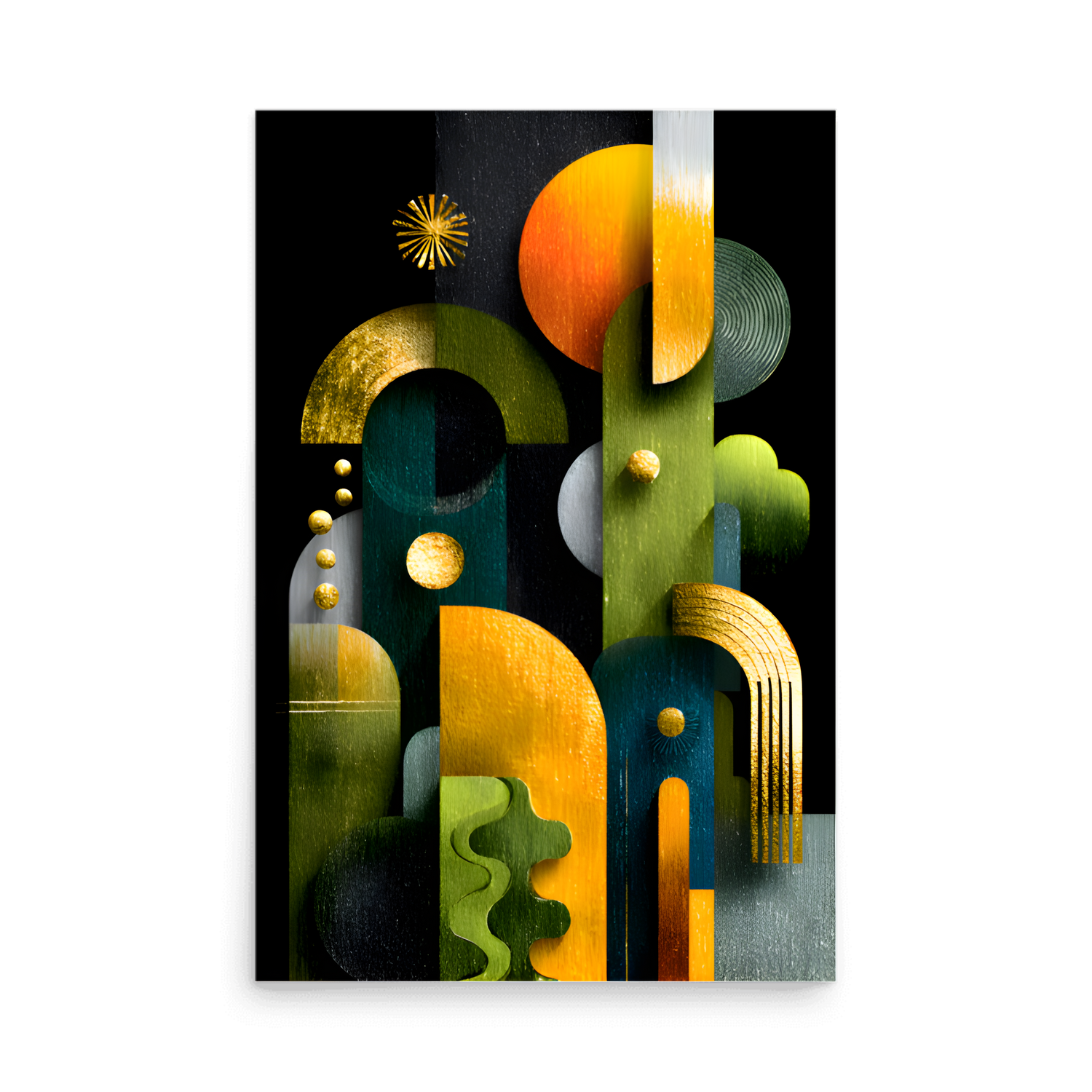 Poster de décoration murale art déco abstrait affiche murale contemporaine