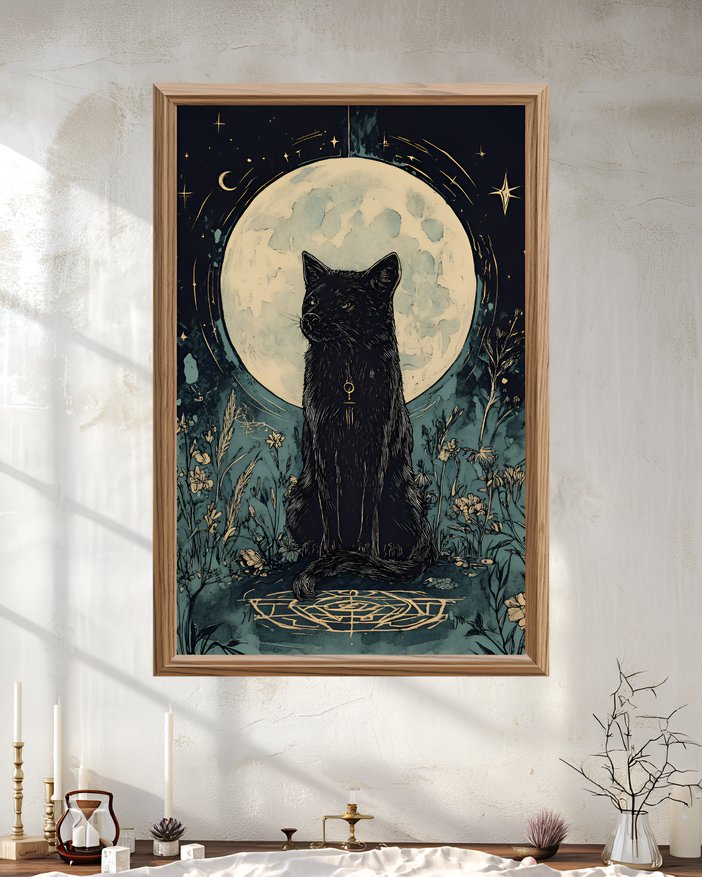 Poster de décoration murale bohème mystique affiche décorative artistique et moderne