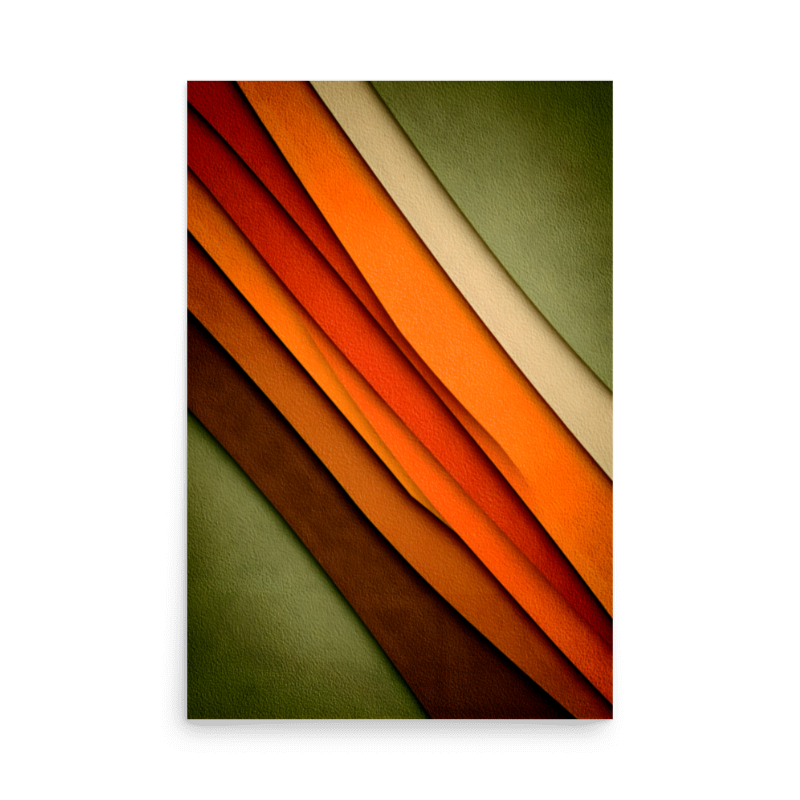 Poster de décoration murale minimaliste vintage affiche seventies rétro