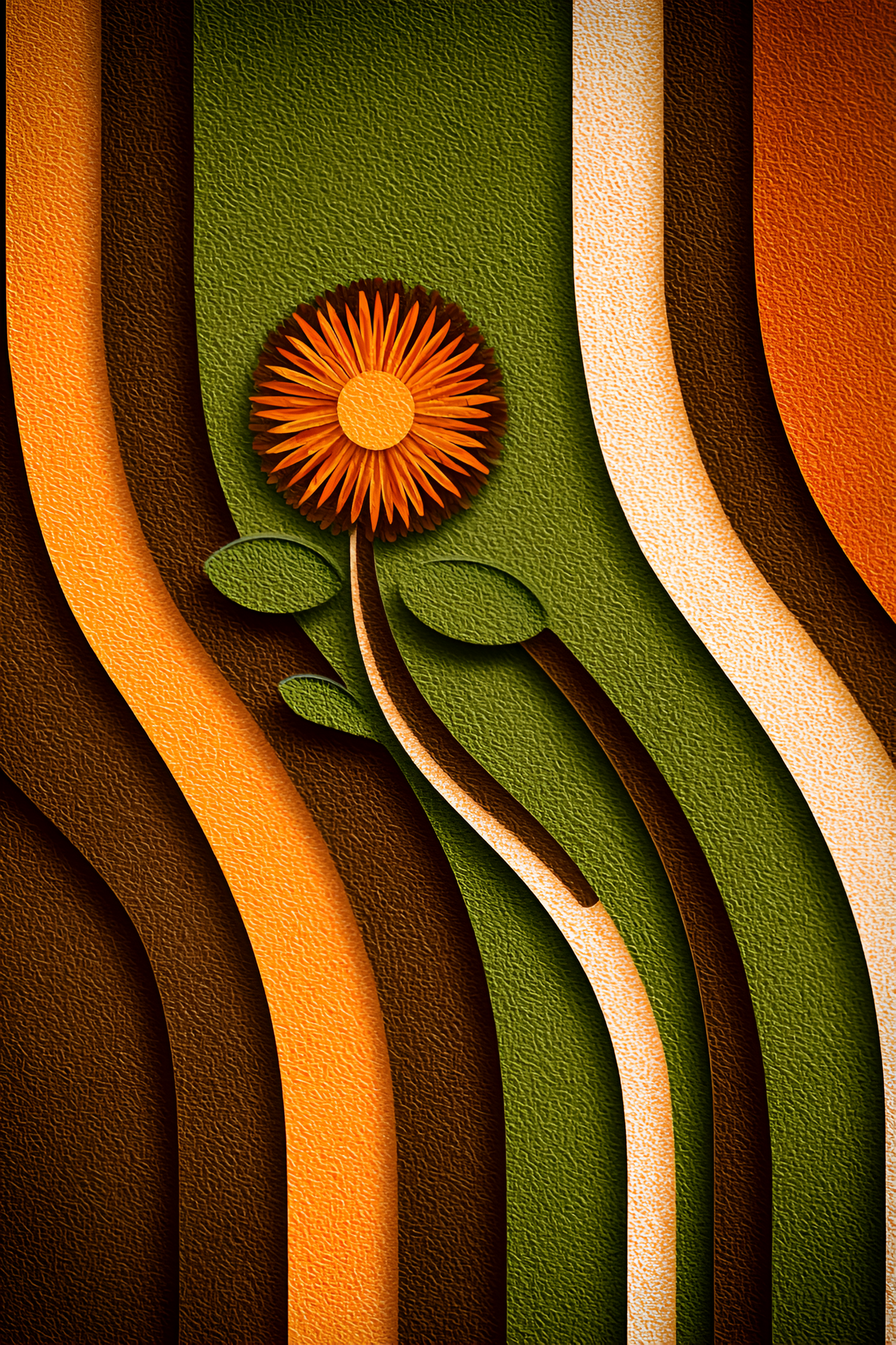 Poster de décoration murale minimaliste vintage affiche seventies rétro