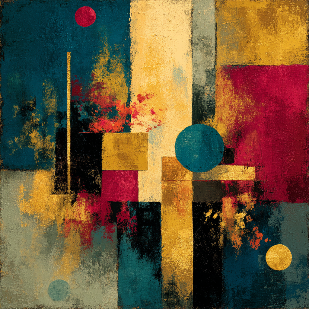 poster de décoration murale abstrait floral affiche décorative moderne