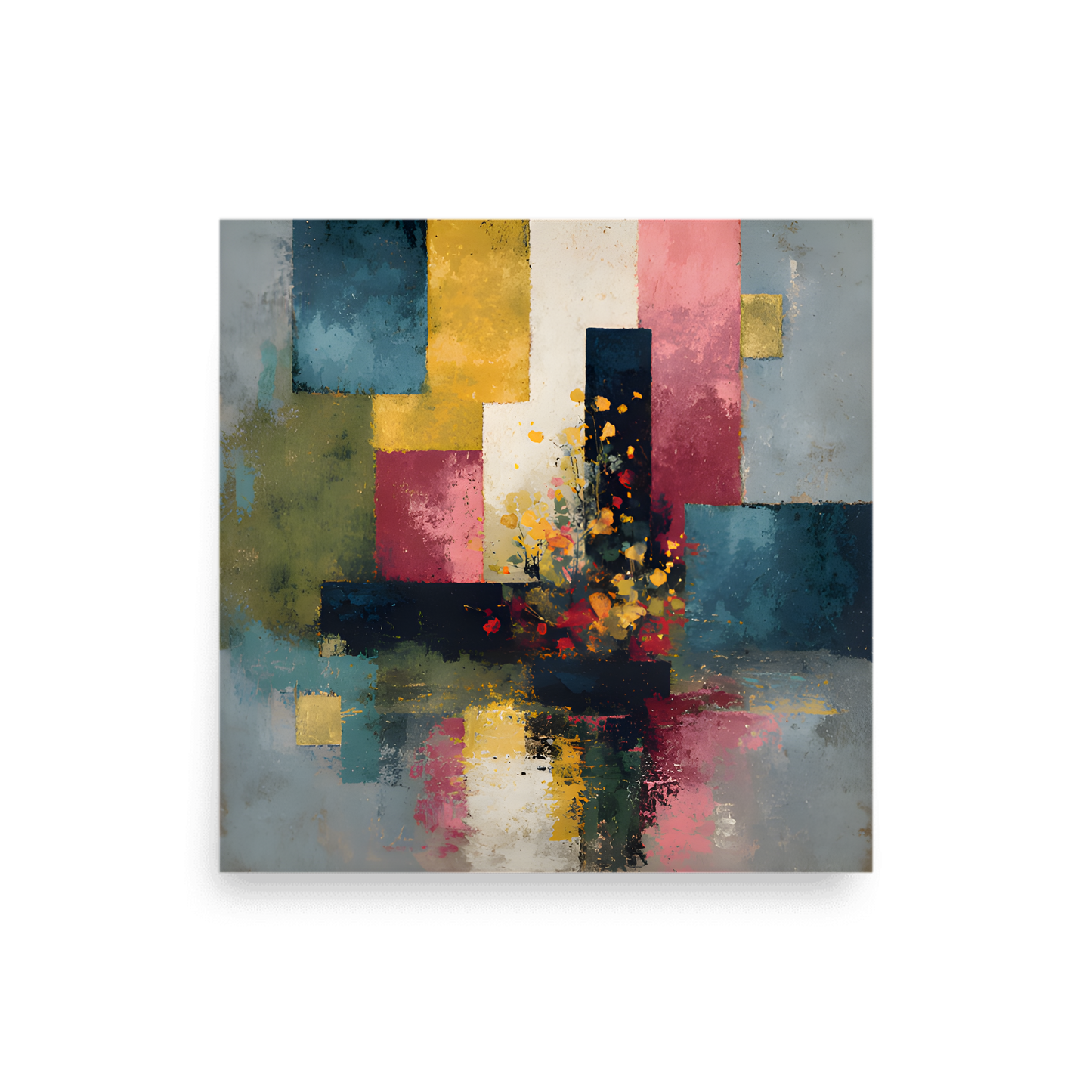 poster de décoration murale abstrait floral affiche décorative moderne