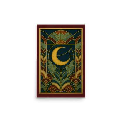Lune en bouton | Décoration murale