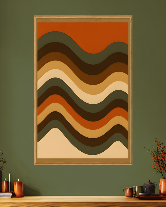 Vagues calmes | Décoration murale