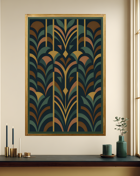 Chute des courbes | Décoration murale