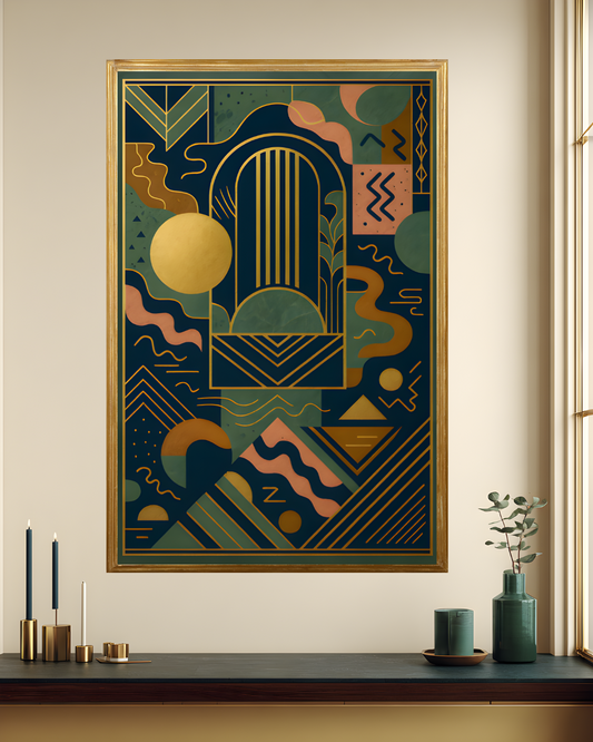 Arrondi fugace | Décoration murale