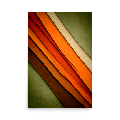 Poster de décoration murale minimaliste vintage affiche seventies rétro